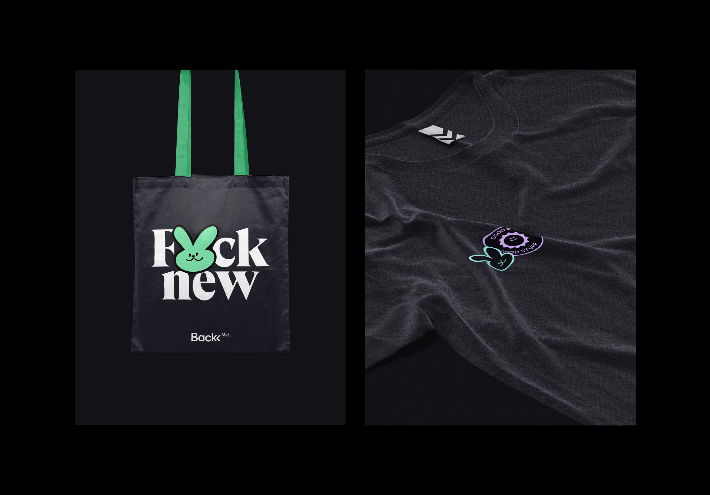 Back Market電子設備翻新服務商公司vi設計，手提袋設計